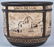 1920's CALIFORNIA POTTERY PLANTER w/ CITIES - 2