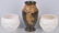 3-ROSEVILLE POTTERY, 20'S PANEL VASE & MORE