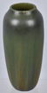VINTAGE HEAVY GREEN POTTERY VASE, MAKER MARKED - 2