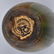 VINTAGE HEAVY GREEN POTTERY VASE, MAKER MARKED - 5