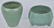 4-ARTS & CRAFTS STYLE GREEN POTTERY GROUP - 8