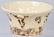 VINTAGE POTTERY WESTERN MOTIF PUNCH BOWL - 3