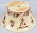 VINTAGE POTTERY WESTERN MOTIF PUNCH BOWL - 6