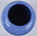 VINTAGE LARGE BLUE OIL JAR - 5