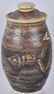 KARL MARTZ FISH POTTERY JAR, 1954