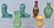 6-VINTAGE POTTERY VASES, ARKANSAS & MORE