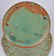 3-VINTAGE GREEN POTTERY VASES - 3