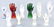 10- VINTAGE CERAMIC & GLASS HAND JEWELRY HOLDERS