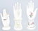 10- VINTAGE CERAMIC & GLASS HAND JEWELRY HOLDERS - 2