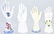 10- VINTAGE CERAMIC & GLASS HAND JEWELRY HOLDERS - 4