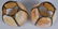 2-VINTAGE SLAG GLASS LAMP SHADES, MATCHED PAIR - 3