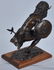 NATIVE AMERICAN WARRIOR BRONZE, signed BERNARD - 3