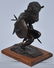 NATIVE AMERICAN WARRIOR BRONZE, signed BERNARD - 4