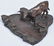 BRONZE SCULPTURE "AT THE WATER GAP", H.A. FUCHS