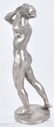 2-NUDE WOMAN CAST METAL STATUETTES - 3