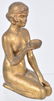 2-NUDE WOMAN CAST METAL STATUETTES - 6