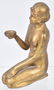 2-NUDE WOMAN CAST METAL STATUETTES - 8