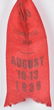 NATIVE AMERICAN BONE BREAST PLATE w/ 1938 RIBBON - 5