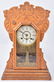 NEW HAVEN OAK STATUE of LIBERTY KITCHEN CLOCK