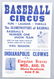 NEGRO LEAGUE BASEBALL CIRCUS POSTER