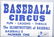 NEGRO LEAGUE BASEBALL CIRCUS POSTER - 2