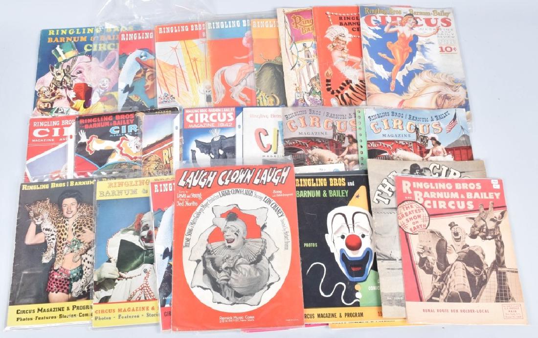 1930s-60s 30+ RINGLING BROS CIRCUS PROGRAMS (1 of 6)