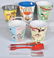 LOT OF VINTAGE CHEIN SAND PAILS w/ SHOVELS