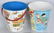 LOT OF VINTAGE CHEIN SAND PAILS w/ SHOVELS - 3