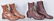 2-PAIRS VINTAGE CHILDS LEATHER SHOES, NOS
