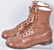 2-PAIRS VINTAGE CHILDS LEATHER SHOES, NOS - 2