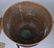 COPPER APPLE BUTTER BUCKET on IRON STAND - 4