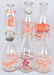 6-VINTAGE QUART MILK BOTTLES