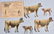 5-DELAVAL TIN ADVERTISING COWS