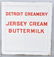 VINTAGE PORCELAIN JERSEY CREAM SIGN