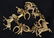 5 VINTAGE CHARM BRACLETS SILVER AND BRASS - 4