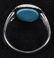 18kt WHITE GOLD ITALIAN TURQUOISE INTAGLIO RING - 2