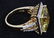 14KT GOLD CITRINE & DIAMOND STATEMENT RING - 3