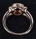 GARO 14KT ROSE GOLD BLACK & WHITE DIAMOND RING - 2