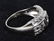 VINTAGE 14kt WHITE GOLD & VS I DIAMOND RING - 3