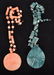 5pc lot of VINTAGE CORAL JADE and BONE? NECKLACES - 3