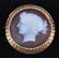 14kt GOLD VICTORIAN SARDONYX STONE CAMEO RING