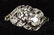 14kt WHITE GOLD OLD EURO CUT DIMOND RING 1ct total