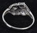 14kt WHITE GOLD OLD EURO CUT DIMOND RING 1ct total - 2