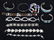 10 VINTAGE STERLING SILVER BRACELETS
