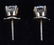 14kt 1.0 ct TCW PAIR OF DIAMOND EARRINGS - 2