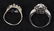 2- 10kt GOLD SAPPHIRE DIAMOND & OPAL RINGS - 4