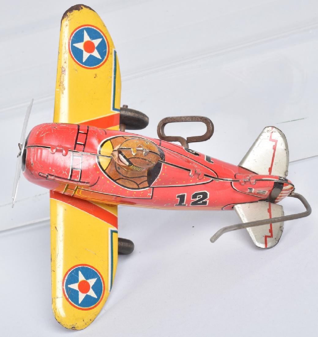 MARX TIN WINDUP ROLLOVER AIRPLANE (1 of 5)