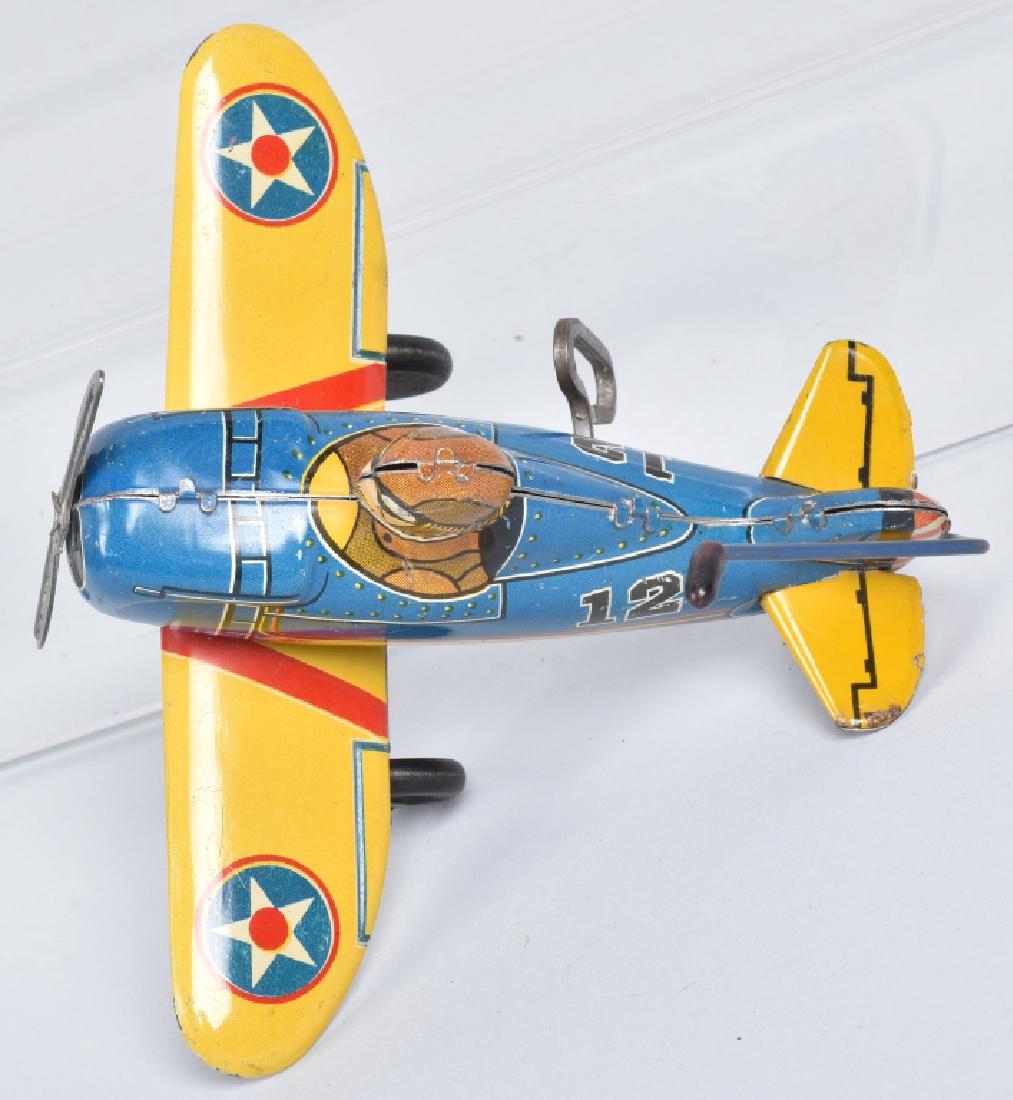 MARX TIN WINDUP ROLLOVER AIRPLANE (1 of 5)