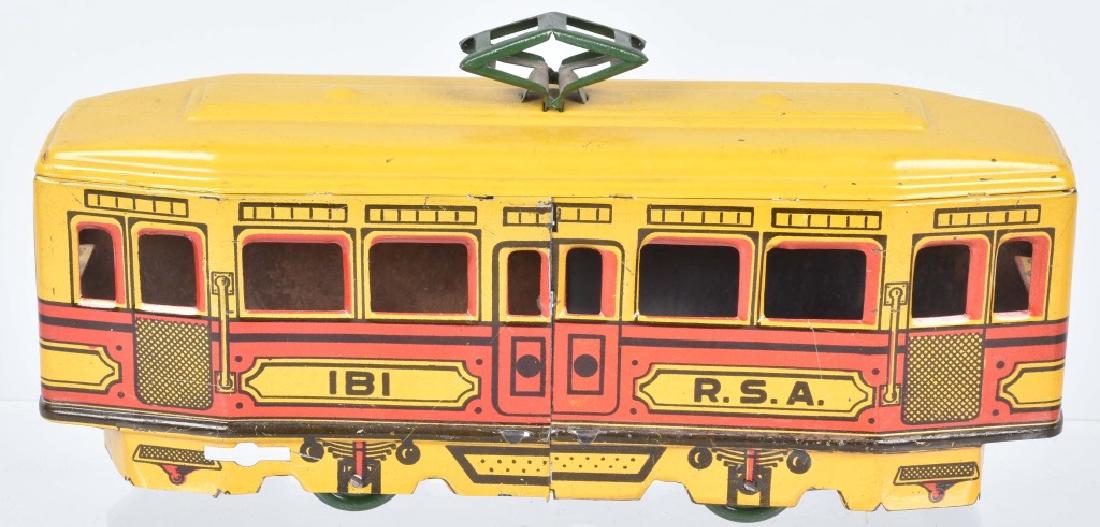 RSA Tin Windup TROLLEY STREET CAR (1 of 4)