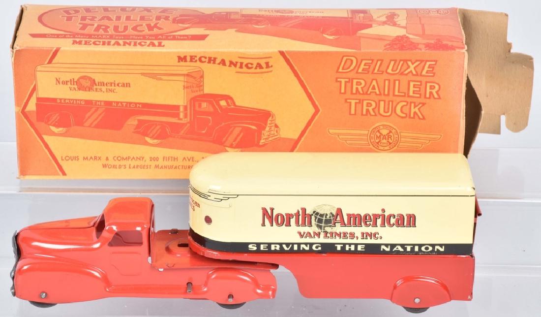 MARX Windup NORTH AMERICAN VAN LINES TRUCK w/ BOX (1 of 7)